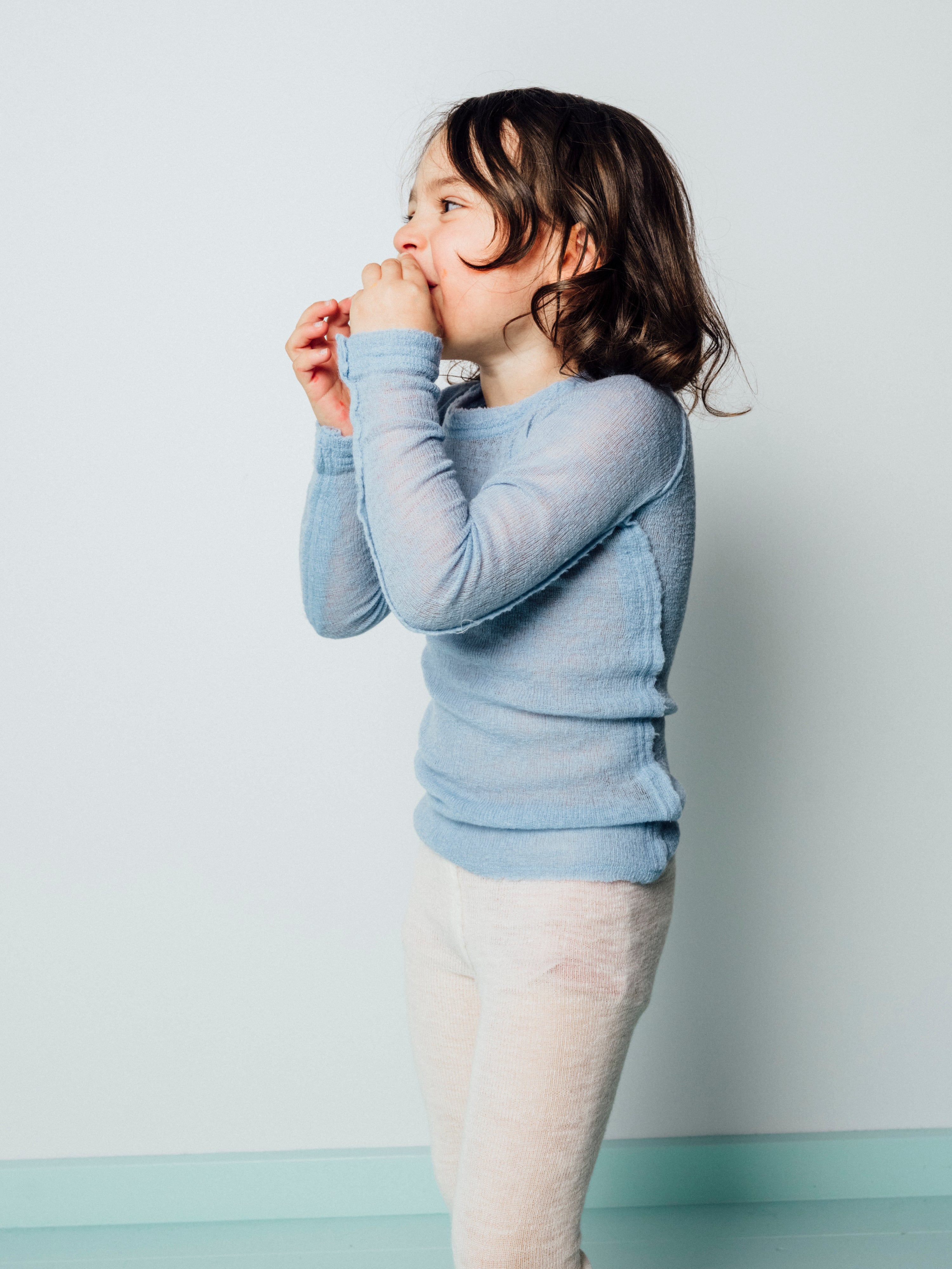 Rósa lilla og ljósablá