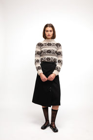 Snowflake Stripe sweater